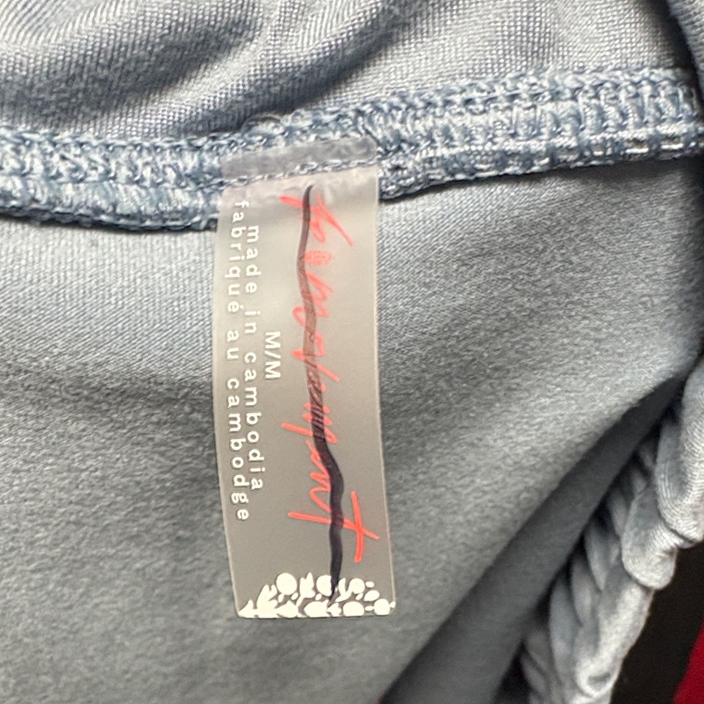 Free people movement Women's Light Blue Athletic Shorts - Picture 2 of 2